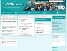 Tablet Screenshot of mymspconnect.com